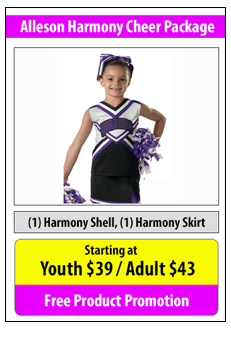 Alleson Harmony Cheerleading Uniform Package