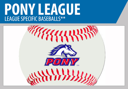 Pony League Baseballs - Pony League Game Baseballs