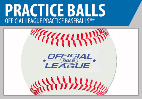 Practice Baseballs - Official League Baseballs - Batting Practice Baseballs