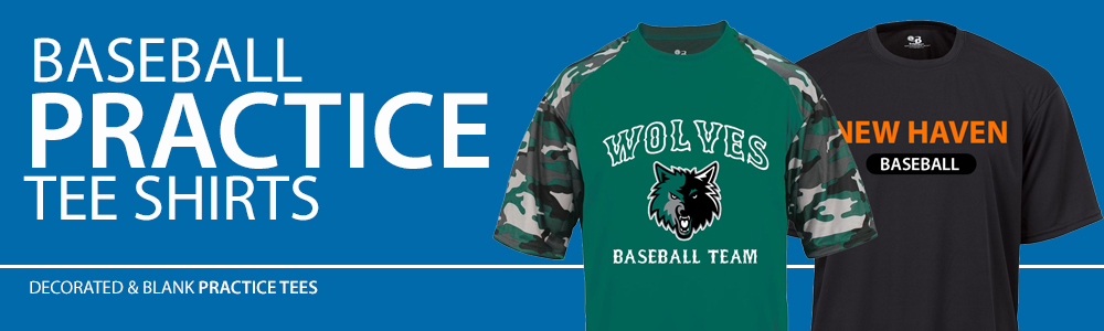 Shop Baseball Practice T-Shirts for Players and Teams Online
